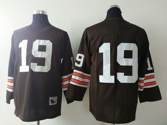 Men's Cleveland Browns Bernie Kosar Mitchell & Ness Brown Legacy Replica Jersey1