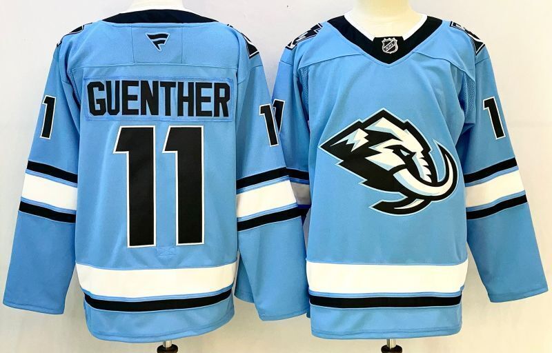 Men's Utah Mammoth Dylan Guenther #11 Fanatics Blue Player Jersey