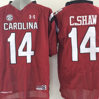 Men's South Carolina Gamecock Connor Shaw #14 Maroon Player Game Jersey