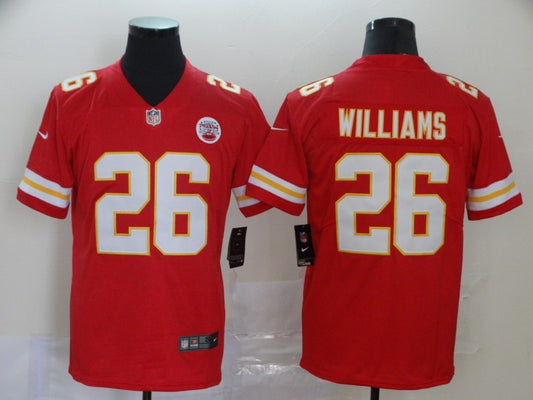 Men's Kansas City Chiefs Damian Williams #26 Red Game Jersey1