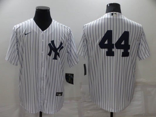 Men's New York Yankees Reggie Jackson #44 White Replica Player Name Jersey1