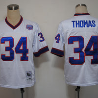 Thurman Thomas Buffalo Bills Mitchell Ness White Legacy Replica Player Jersey - JerseysFreak