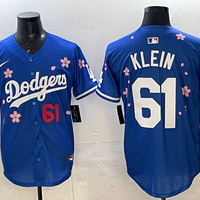 Men's Los Angeles Dodgers Clay Klein #61 Royal Replica Player Jersey