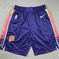 Men's Phoenix Suns Purple 2023/24 Swingman City Edition Shorts1