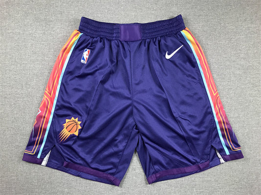 Men's Phoenix Suns Purple 2023/24 Swingman City Edition Shorts1