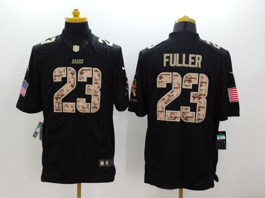 Men's Chicago Bears Kyle Fuller #23 Black Game Player Jersey1