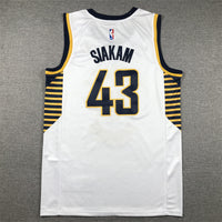 Men's Indiana Pacers Pascal Siakam #43 White Swingman Jersey1 - Association Edition
