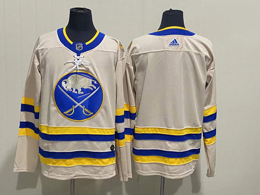 Men's Buffalo Sabres Cream Blank Jersey1