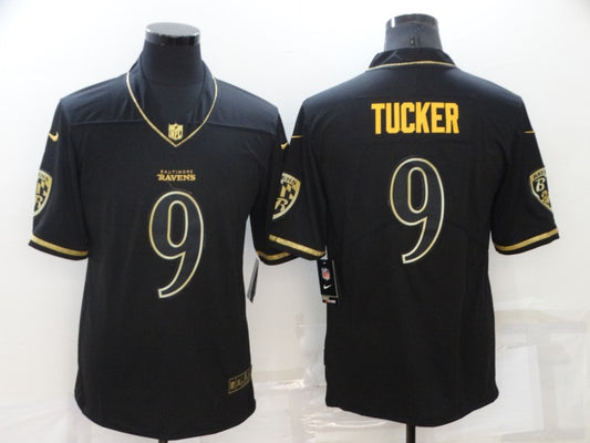 Men's Baltimore Ravens Justin Tucker #9 Back Player Game Jersey1