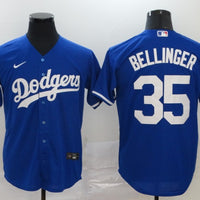 Men's Los Angeles Dodgers Cody Bellinger #35 Blue Replica Baseball Jersey1