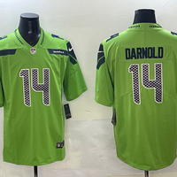 Men's Seattle Seahawks Sam Darnold #14 Green Game Player Jersey