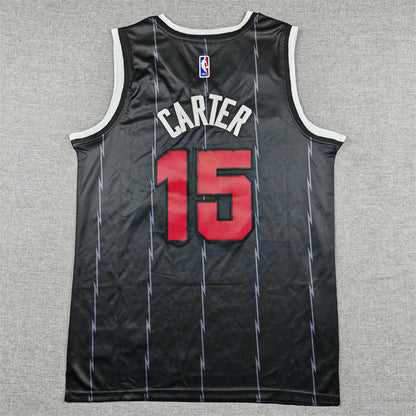 Men's Toronto Raptors Vince Carter #15 Black 2025/26 Swingman Jersey - City Edition