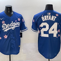 Men's Los Angeles Dodgers Kris Bryant #24 Royal Alternate Replica Player Jersey1