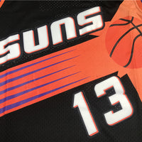 Men's Phoenix Suns Steve Nash Black 1996-97 Hardwood Classics Swingman Jersey1