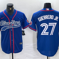 Men's Toronto Blue Jays Vladimir Guerrero Jr. #27 Royal Player Jersey1 Joint Edition