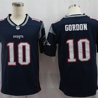 Men's New England Patriots Josh Gordon #10 Navy Game Jersey1