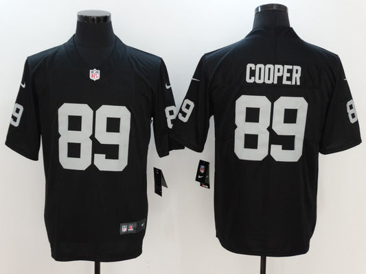 Men's Las Vegas Raiders Amari Cooper #89 Black Game Jersey1