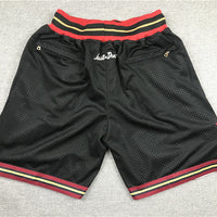 Men's Philadelphia 76ers Black 1999-00 Hardwood Classics Basketball Shorts1