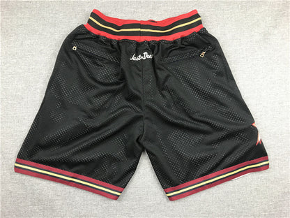 Men's Philadelphia 76ers Black 1999-00 Hardwood Classics Basketball Shorts1