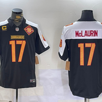 Men's Washington Commanders Terry McLaurin #17 Black Alternate Vapor Limited Jersey1