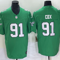 Men's Philadelphia Eagles Fletcher Cox #91 Kelly Green Game Jersey1