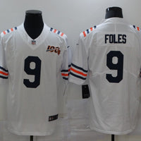 Men's Chicago Bears Nick Foles #9 White Alternate Game Jersey1