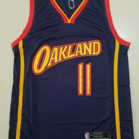 Men's Golden State Warriors Klay Thompson #11 Navy Hardwood Classics Jersey1