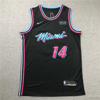 Men's Miami Heat Tyler Herro #14 Black 2020/21 Swingman Jersey1