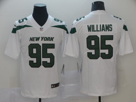 Men's New York Jets Quinnen Williams White Game Jersey1