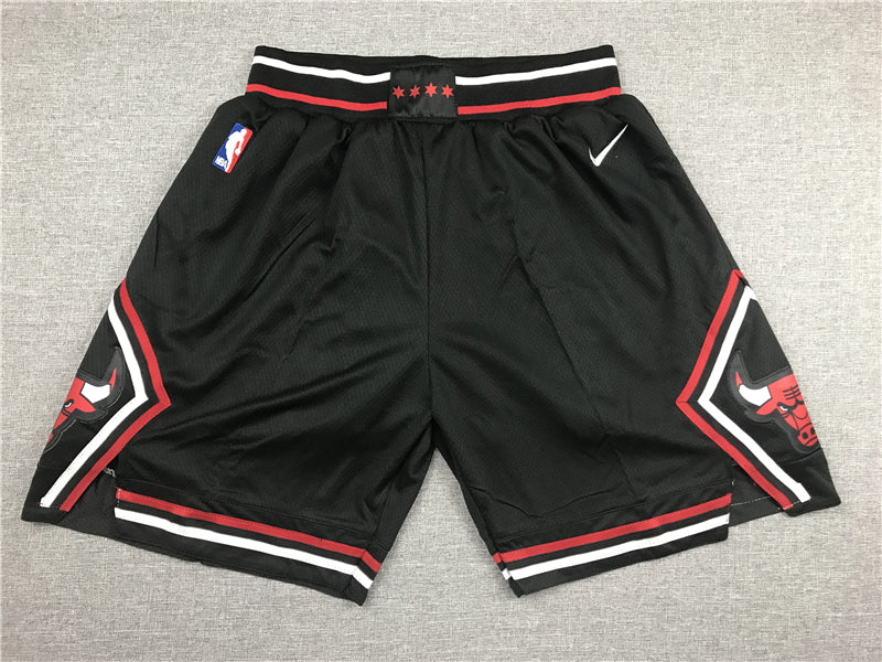 Men's Chicago Bulls Black Basketball Shorts1