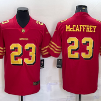 Men's San Francisco 49ers Christian McCaffrey #23 Red Player Jersey1