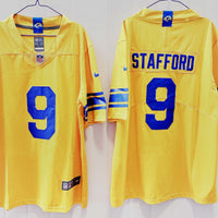 Men's Los Angeles Rams Matthew Stafford #9 Classic Sol Game Jersey