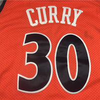 Men's Golden State Warriors Stephen Curry Fanatics Branded Orange Classic Jersey1