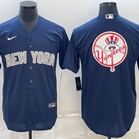 Men's New York Yankees Navy Replica Team Jersey1
