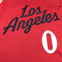 Men's LA Clippers Russell Westbrook #0 Red Swingman Player Jersey1