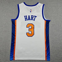 Men's New York Knicks Josh Hart #3 White 2025/26 Swingman Jersey - City Edition
