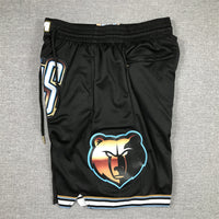 Men's Memphis Grizzlies Black 2022/23 City Edition Basketball Shorts1