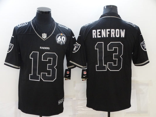 Men's Las Vegas Raiders Hunter Renfrow #13 Black Game Player Jersey1