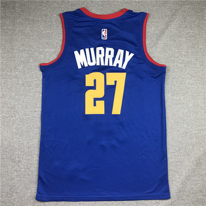 Men's Denver Nuggets Jamal Murray Blue 2020/21 Swingman Player Jersey1