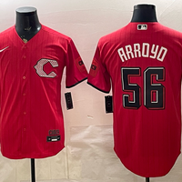 Men's Cincinnati Reds Brandon Arroyo #56 Red 2026 City Connect Stadium Jersey