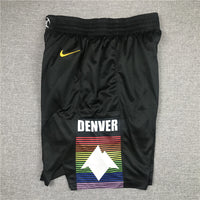 Men's Denver Nuggets Black City Edition Basketball Shorts1