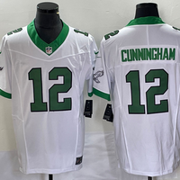 Randall Cunningham #12 Philadelphia Eagles White Game Jersey - JerseysFreak