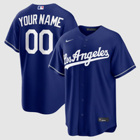 Men's Los Angeles Dodgers Royal Alternate Limited Custom Jersey