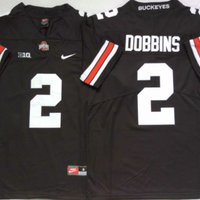 Men's Ohio State Buckeyes JK Dobbins #2 Black Player Game Jersey