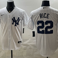 Men's New York Yankees Ben Rice #22 White Home Limited Player Jersey
