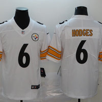 Men's Pittsburgh Steelers Devlin Hodges #6 White Game Jersey1