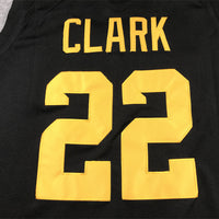 Men's Iowa Hawkeyes Caitlin Clark #22 Black Replica Game Jersey