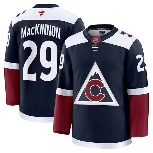 Men's Colorado Avalanche Nathan MacKinnon #29 Fanatics Navy Alternate Premium Jersey