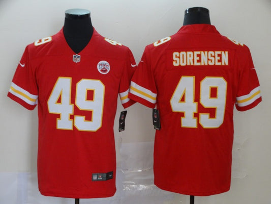 Men's Kansas City Chiefs Daniel Sorensen #49 Red Game Jersey1
