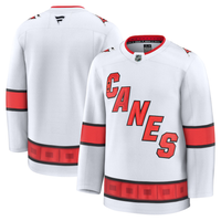 Men's Carolina Hurricanes Fanatics White Away Premium Blank Jersey